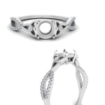 Load image into Gallery viewer, entwined-celtic-semi-mount-cut-love-knot-diamond-engagement-ring-in-white-gold-FD9306SMR-NL-WG
