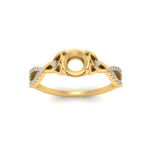Load image into Gallery viewer, entwined-celtic-semi-mount-cut-love-knot-diamond-engagement-ring-in-yellow-gold-FD9306SMR-NL-YG
