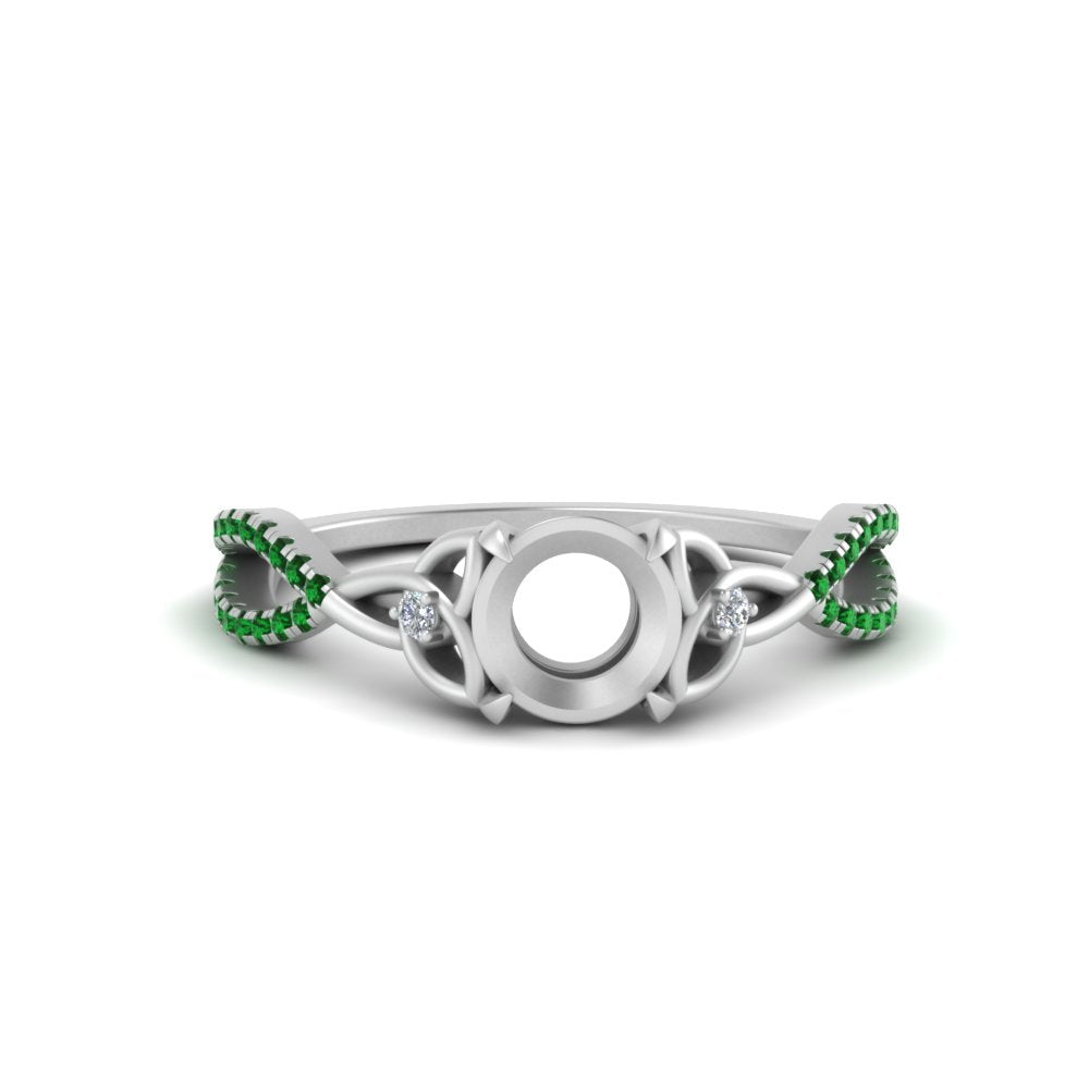 entwined-celtic-semi-mount-cut-love-knot-emerald-engagement-ring-in-white-gold-FD9306SMRGEMGR-NL-WG