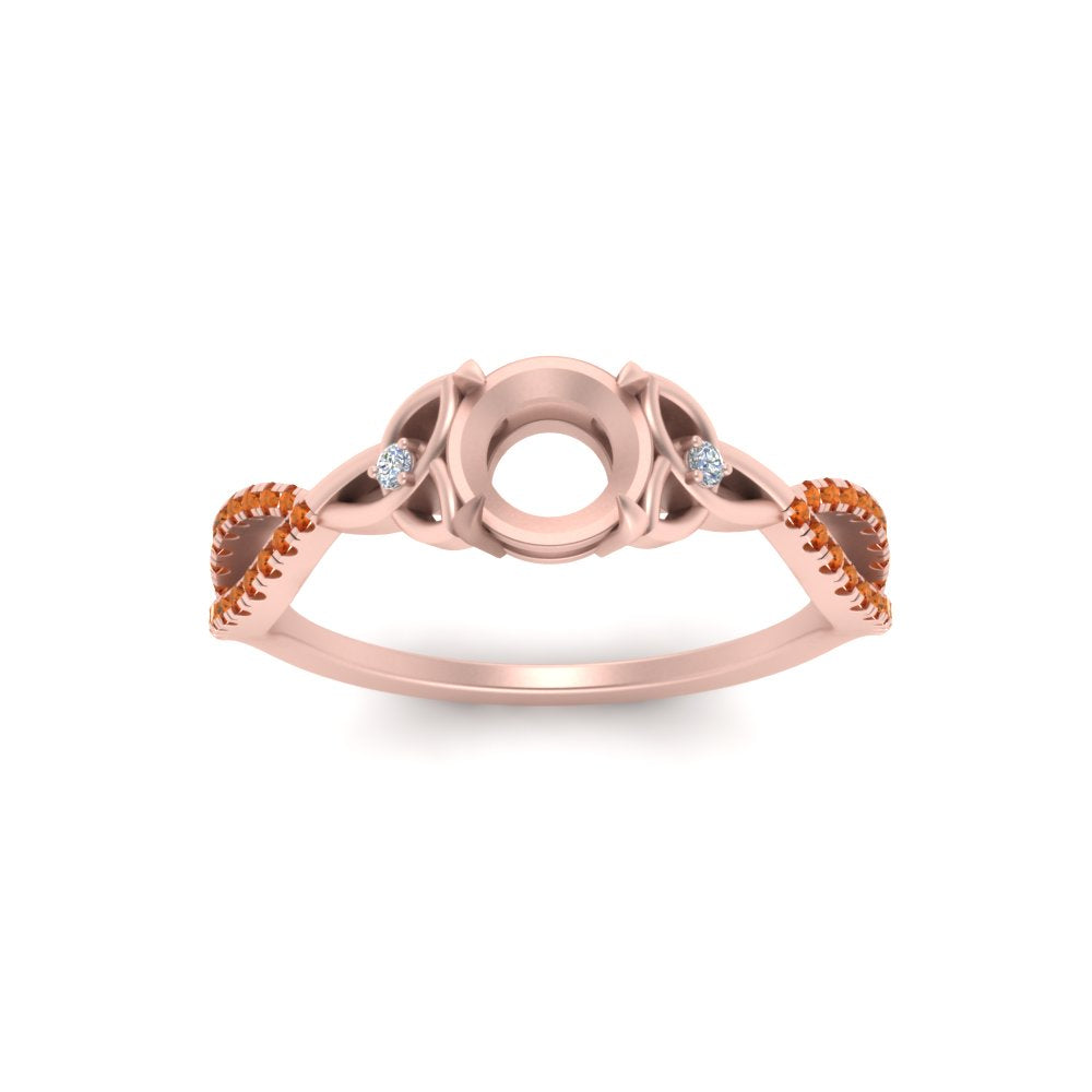 entwined-celtic-semi-mount-cut-love-knot-orange-sapphire-engagement-ring-in-rose-gold-FD9306SMRGSAOR-NL-RG