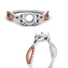 Load image into Gallery viewer, entwined-celtic-semi-mount-cut-love-knot-orange-sapphire-engagement-ring-in-white-gold-FD9306SMRGSAOR-NL-WG