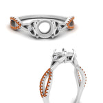 Load image into Gallery viewer, entwined-celtic-semi-mount-cut-love-knot-orange-sapphire-engagement-ring-in-white-gold-FD9306SMRGSAOR-NL-WG
