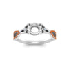 Load image into Gallery viewer, entwined-celtic-semi-mount-cut-love-knot-orange-sapphire-engagement-ring-in-white-gold-FD9306SMRGSAOR-NL-WG