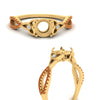 Load image into Gallery viewer, entwined-celtic-semi-mount-cut-love-knot-orange-sapphire-engagement-ring-in-yellow-gold-FD9306SMRGSAOR-NL-YG