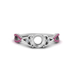 Load image into Gallery viewer, entwined-celtic-semi-mount-cut-love-knot-pink-sapphire-engagement-ring-in-white-gold-FD9306SMRGSADRPI-NL-WG
