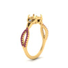 Load image into Gallery viewer, entwined-celtic-semi-mount-cut-love-knot-pink-sapphire-engagement-ring-in-yellow-gold-FD9306SMRGSADRPI-NL-YG