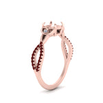 Load image into Gallery viewer, entwined-celtic-semi-mount-cut-love-knot-ruby-engagement-ring-in-rose-gold-FD9306SMRGRUDR-NL-RG
