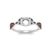 Load image into Gallery viewer, entwined-celtic-semi-mount-cut-love-knot-ruby-engagement-ring-in-white-gold-FD9306SMRGRUDR-NL-WG