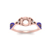 Load image into Gallery viewer, entwined-celtic-semi-mount-cut-love-knot-sapphire-engagement-ring-in-rose-gold-FD9306SMRGSABL-NL-RG