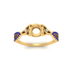 Load image into Gallery viewer, entwined-celtic-semi-mount-cut-love-knot-sapphire-engagement-ring-in-yellow-gold-FD9306SMRGSABL-NL-YG
