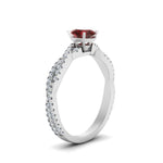 Load image into Gallery viewer, entwined-oval-shaped-ruby-engagement-in-white-gold-FD8233OVRGRUDR-NL-WG-GS.jpg
