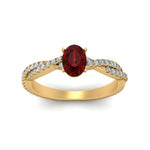 Load image into Gallery viewer, entwined-oval-shaped-ruby-engagement-in-yellow-gold-FD8233OVRGRUDR-NL-YG-GS.jpg
