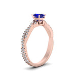 Load image into Gallery viewer, entwined-oval-shaped-sapphire-engagement-in-rose-gold-FD8233OVRGSABL-NL-RG-GS.jpg
