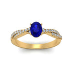 Load image into Gallery viewer, entwined-oval-shaped-sapphire-engagement-in-yellow-gold-FD8233OVRGSABL-NL-YG-GS.jpg
