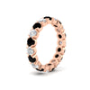 Load image into Gallery viewer, eternity-east-west-bezel-set-2.85-carat-diamond-and-black-diamond-wedding-band-in-rose-gold-FD8072ROBGBLACKANGLE2-2.85CT-NL-RG?v=1751956638