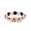Load image into Gallery viewer, eternity-east-west-bezel-set-2.85-carat-diamond-and-black-diamond-wedding-band-in-rose-gold-FD8072ROBGBLACKANGLE5-2.85CT-NL-RG?v=1751956637