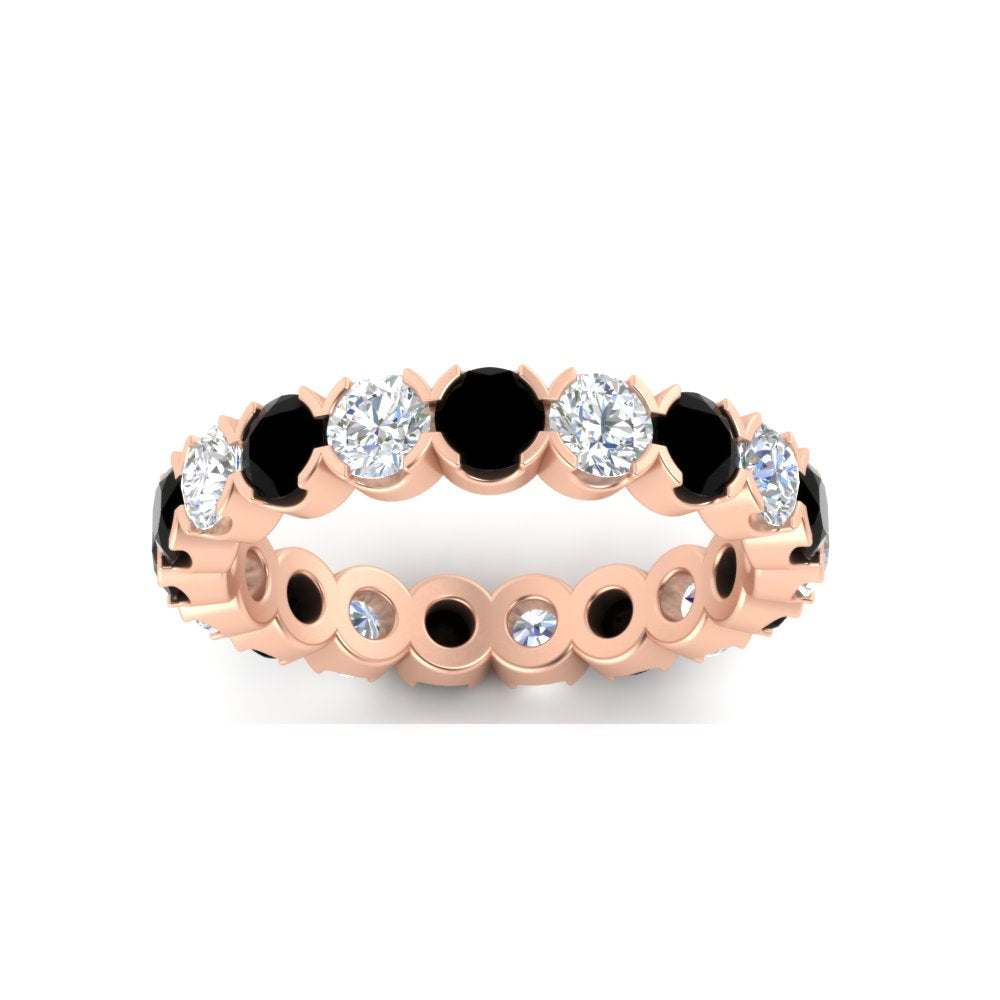 Eternity East West Bezel Set 2.85 Carat Diamond Wedding Band