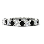 Load image into Gallery viewer, Eternity East West Bezel Set 2.85 Carat Diamond Wedding Band
