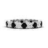 Load image into Gallery viewer, eternity-east-west-bezel-set-2.85-carat-diamond-and-black-diamond-wedding-band-in-white-gold-FD8072ROBGBLACK-2.85CT-NL-WG?v=1751956640