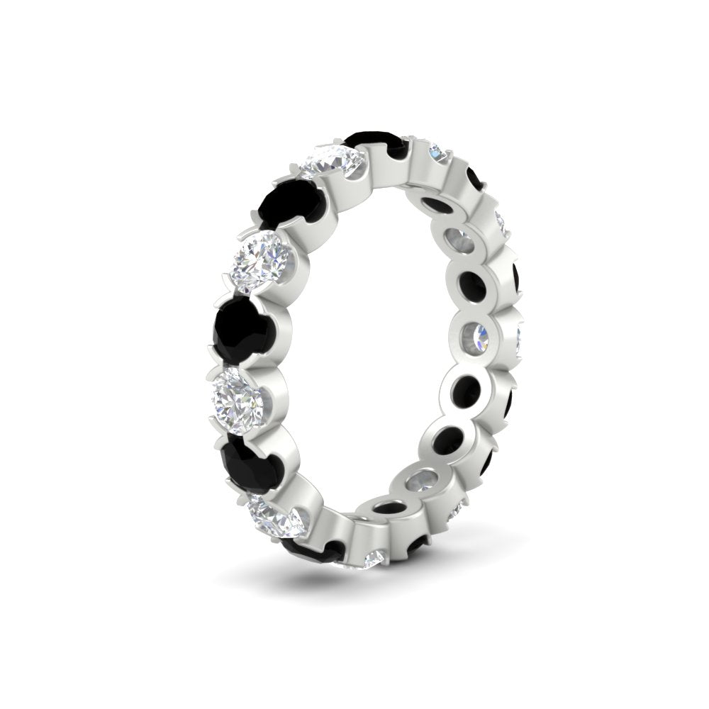 Eternity East West Bezel Set 2.85 Carat Diamond Wedding Band