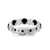 Load image into Gallery viewer, eternity-east-west-bezel-set-2.85-carat-diamond-and-black-diamond-wedding-band-in-white-gold-FD8072ROBGBLACKANGLE5-2.85CT-NL-WG?v=1751956640
