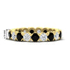 Load image into Gallery viewer, eternity-east-west-bezel-set-2.85-carat-diamond-and-black-diamond-wedding-band-in-yellow-gold-FD8072ROBGBLACK-2.85CT-NL-YG-HW?v=1751956643