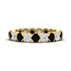 Load image into Gallery viewer, eternity-east-west-bezel-set-2.85-carat-diamond-and-black-diamond-wedding-band-in-yellow-gold-FD8072ROBGBLACK-2.85CT-NL-YG?v=1751956643