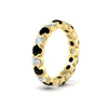 Load image into Gallery viewer, eternity-east-west-bezel-set-2.85-carat-diamond-and-black-diamond-wedding-band-in-yellow-gold-FD8072ROBGBLACKANGLE2-2.85CT-NL-YG?v=1751956643