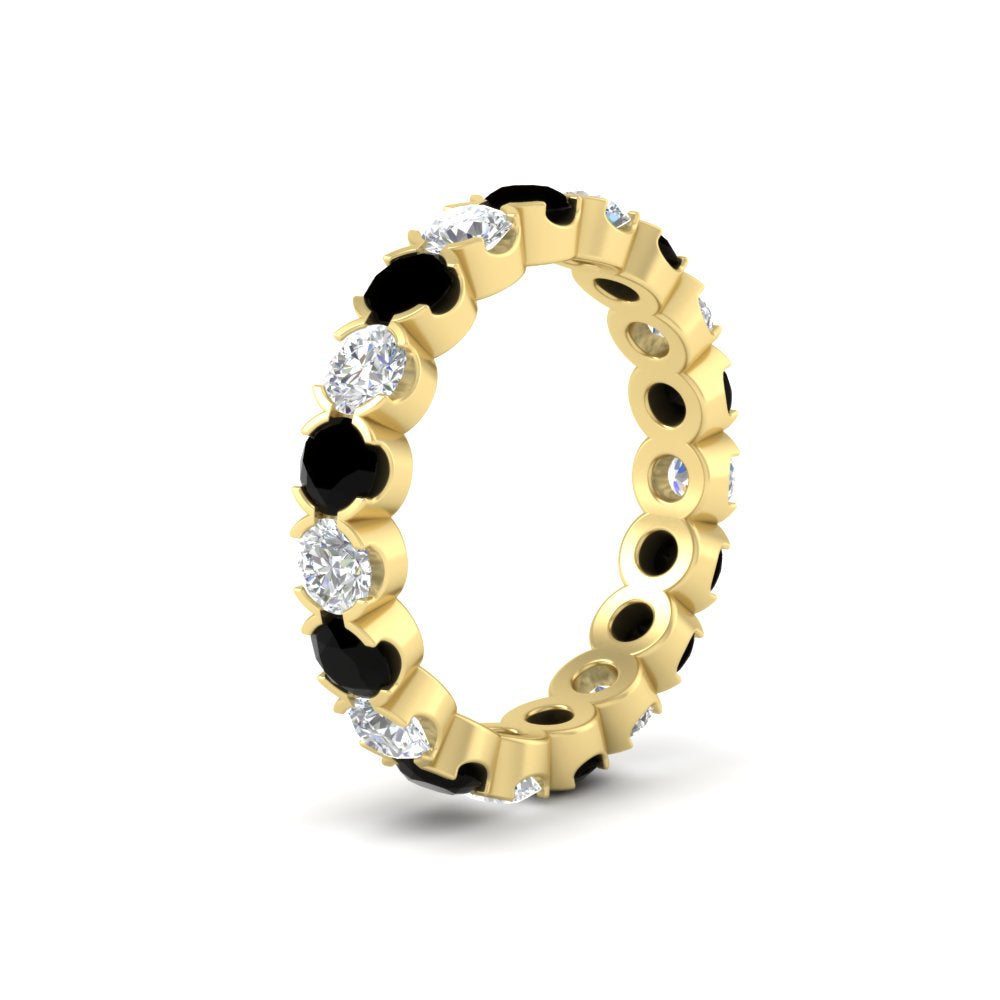 Eternity East West Bezel Set 2.85 Carat Diamond Wedding Band