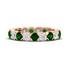 Load image into Gallery viewer, eternity-east-west-bezel-set-2.85-carat-diamond-and-emerald-wedding-band-in-rose-gold-FD8072ROBGEMGR-2.85CT-NL-RG?v=1751956636