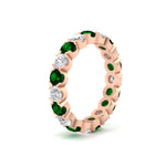 Load image into Gallery viewer, Eternity East West Bezel Set 2.85 Carat Diamond Wedding Band
