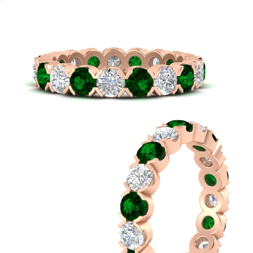 eternity-east-west-bezel-set-2.85-carat-diamond-and-emerald-wedding-band-in-rose-gold-FD8072ROBGEMGRANGLE3-2.85CT-NL-RG?v=1751956637