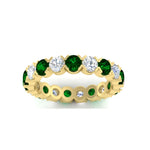 Load image into Gallery viewer, Eternity East West Bezel Set 2.85 Carat Diamond Wedding Band
