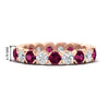 Load image into Gallery viewer, eternity-east-west-bezel-set-2.85-carat-diamond-and-pink-sapphire-wedding-band-in-rose-gold-FD8072ROBGSADRPI-2.85CT-NL-RG-HW?v=1751956636