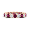 Load image into Gallery viewer, eternity-east-west-bezel-set-2.85-carat-diamond-and-pink-sapphire-wedding-band-in-rose-gold-FD8072ROBGSADRPI-2.85CT-NL-RG?v=1751956636