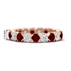 Load image into Gallery viewer, eternity-east-west-bezel-set-2.85-carat-diamond-and-ruby-wedding-band-in-rose-gold-FD8072ROBGRUDR-2.85CT-NL-RG-HW?v=1751956637