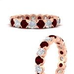 Load image into Gallery viewer, Eternity East West Bezel Set 2.85 Carat Diamond Wedding Band
