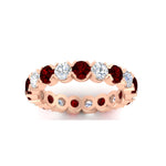 Load image into Gallery viewer, Eternity East West Bezel Set 2.85 Carat Diamond Wedding Band
