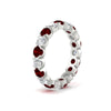 Load image into Gallery viewer, eternity-east-west-bezel-set-2.85-carat-diamond-and-ruby-wedding-band-in-white-gold-FD8072ROBGRUDRANGLE2-2.85CT-NL-WG?v=1751956640