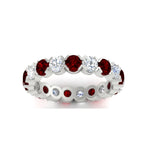 Load image into Gallery viewer, Eternity East West Bezel Set 2.85 Carat Diamond Wedding Band
