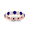 Load image into Gallery viewer, eternity-east-west-bezel-set-2.85-carat-diamond-and-sapphire-wedding-band-in-rose-gold-FD8072ROBGSABLANGLE5-2.85CT-NL-RG?v=1751956635