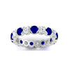 Load image into Gallery viewer, eternity-east-west-bezel-set-2.85-carat-diamond-and-sapphire-wedding-band-in-white-gold-FD8072ROBGSABLANGLE5-2.85CT-NL-WG?v=1751956638