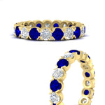 Load image into Gallery viewer, Eternity East West Bezel Set 2.85 Carat Diamond Wedding Band
