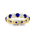 Load image into Gallery viewer, Eternity East West Bezel Set 2.85 Carat Diamond Wedding Band
