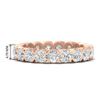 Load image into Gallery viewer, Eternity East West Bezel Set 2.85 Carat Diamond Wedding Band
