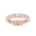 Load image into Gallery viewer, Eternity East West Bezel Set 2.85 Carat Diamond Wedding Band
