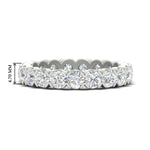 Load image into Gallery viewer, Eternity East West Bezel Set 2.85 Carat Diamond Wedding Band
