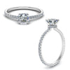 Load image into Gallery viewer, eternity-hidden-halo-asscher-cut-diamond-engagement-ring-in-FD-9168ASRANGLE3-NL-WG