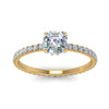 Load image into Gallery viewer, eternity-hidden-halo-asscher-cut-diamond-engagement-ring-in-FD-9168ASRANGLE3-NL-YG
