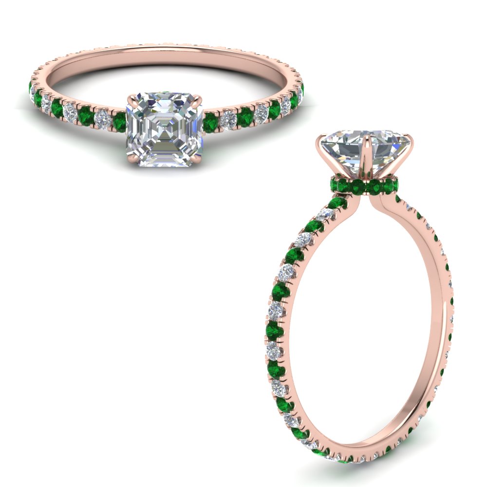 eternity-hidden-halo-asscher-cut-diamond-engagement-ring-with-emerald-in-FD-9168ASRGEMGRANGLE3-NL-RG